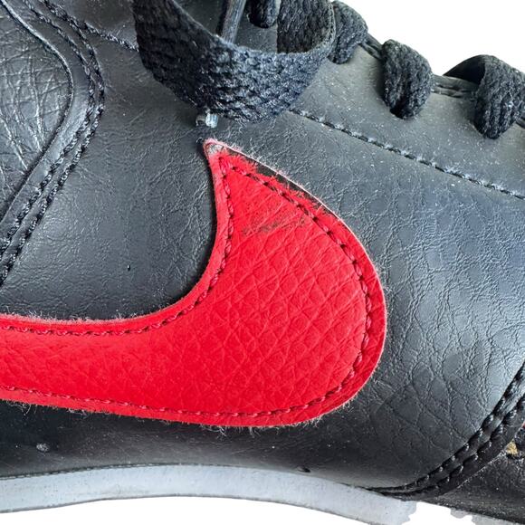 Nike Court Vision Mid DM8682-001 University Red Black Bred Shoes Mens Size 10.5 - Picture 6 of 9